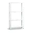 POLICA METALNA BELA CROSSER T -  160X84X30 cm - 4 NIVOA