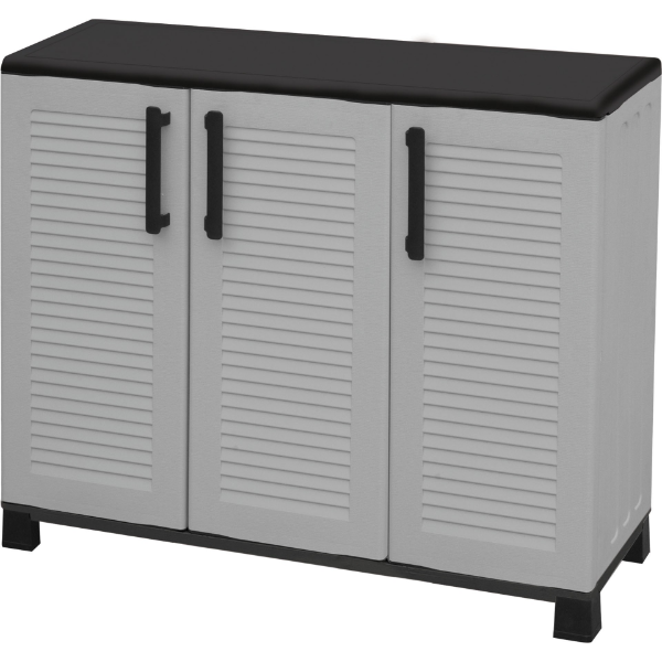 Artplast F100 B plastični orman, sivi 90x102x37 cm 